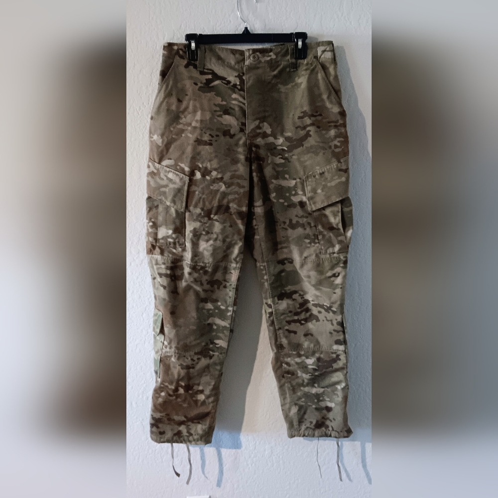 OCP Combat Trousers ACU Unisex Sz Medium Regular Camo Ripstop Pants